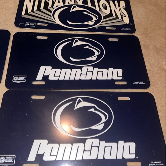 Penn State Nittany Lions Booster / License Plates - Picture 3 of 11